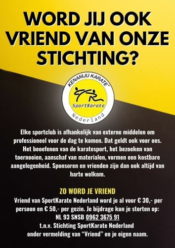 Vriend worden van SportKarate Nederland